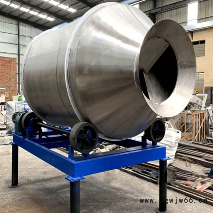 富德GT-350M卧式滚筒酱菜拌料机不锈钢滚筒粉末搅拌机多功能食品调味品搅拌机咸菜混合搅拌机图4