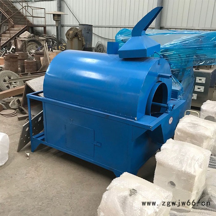 富德150茶叶滚筒炒锅小型坚果电动炒货机大豆杂粮炒锅油茶果炒货机瓜子花生板栗滚筒烘干机图2