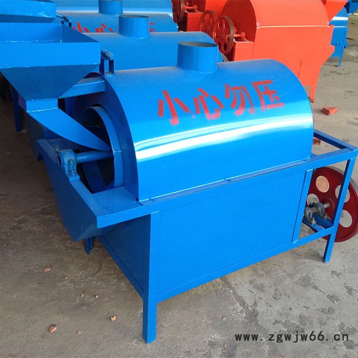 富德150茶叶滚筒炒锅小型坚果电动炒货机大豆杂粮炒锅油茶果炒货机瓜子花生板栗滚筒烘干机图5