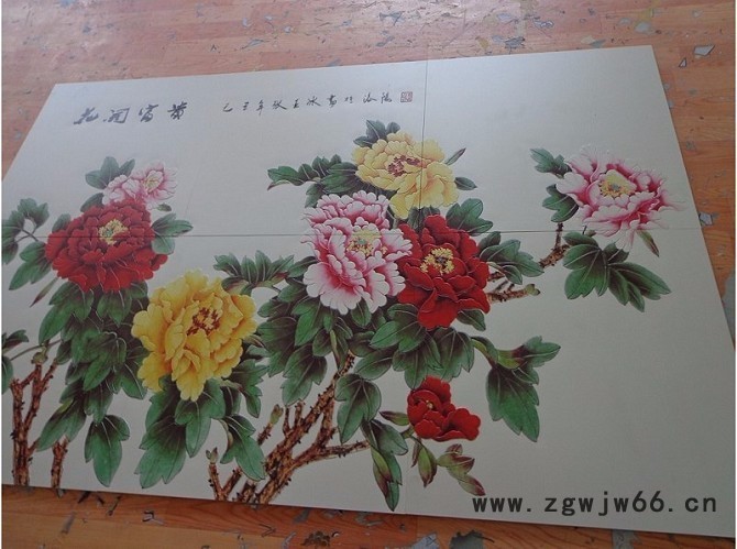 6D背景墙瓷砖木地板精工喷头打印机图2