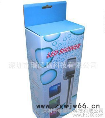 外贸**温控变色发光花洒 喷头 LED淋浴头Sanitary nozzle RC-A图3