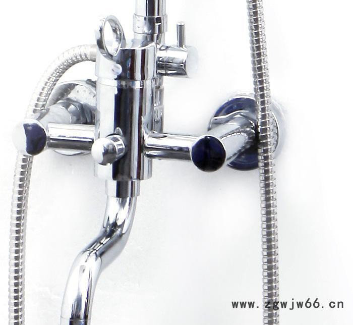 LED淋浴花洒套装 淋浴花洒喷头 淋浴龙头全套 圆形特价促销