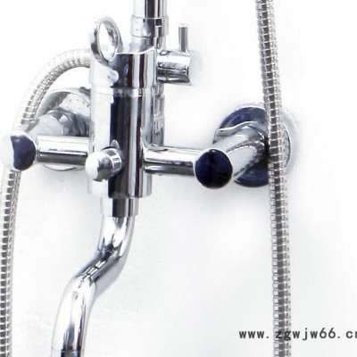 LED淋浴花洒套装 淋浴花洒喷头 淋浴龙头全套 圆形特价促销