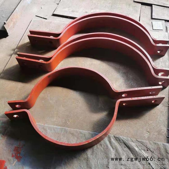 管道支吊架生产厂家直供管夹 三孔短管夹图5