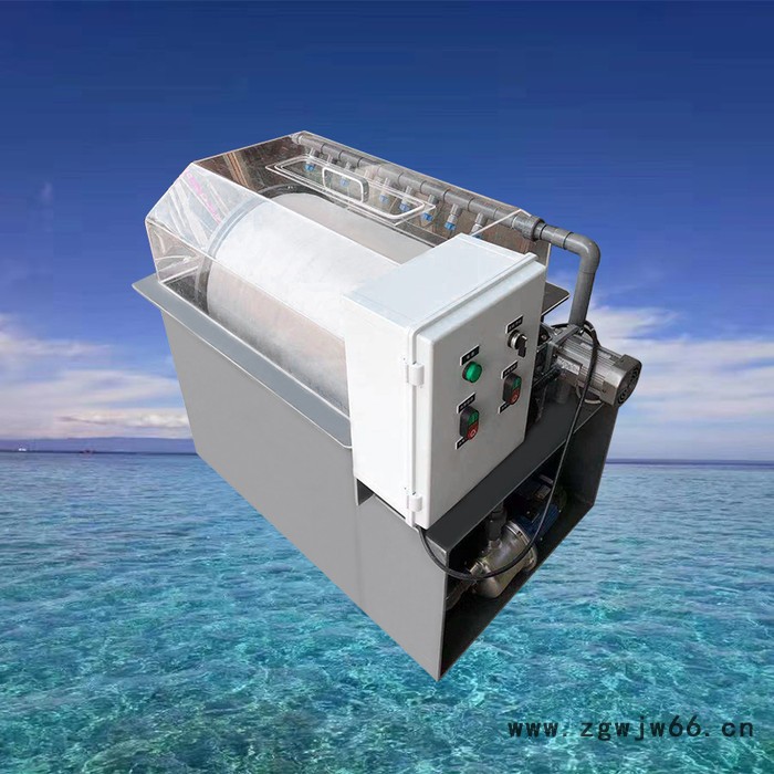 高密度鱼虾蟹水产养殖滚筒过滤微滤机厂家直供小型箱式PVC材质30立方微滤机(淡水)图3