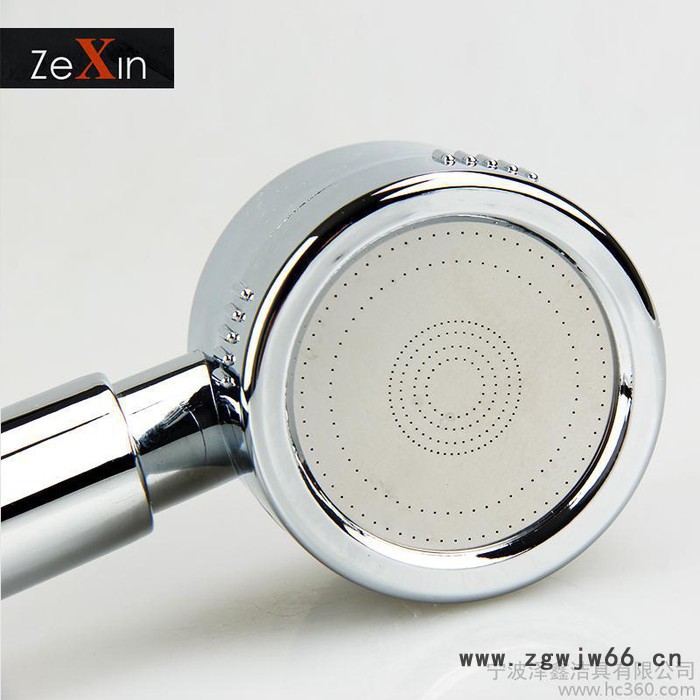 小钢面 手持花洒 淋浴喷头 ABS全新料 防摔 #304不锈钢片图3