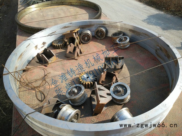 滚筒烘干机配件 大齿圈 光圈 小齿轮 托轮 滚筒干燥机配件图2