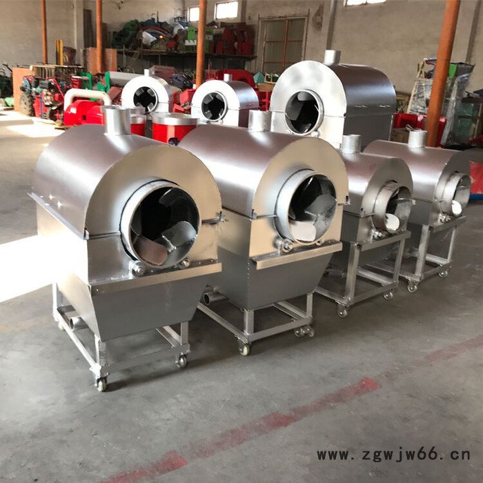 宏博 滚筒花生炒锅 大型炒锅价格 大型自动滚筒式炒货机