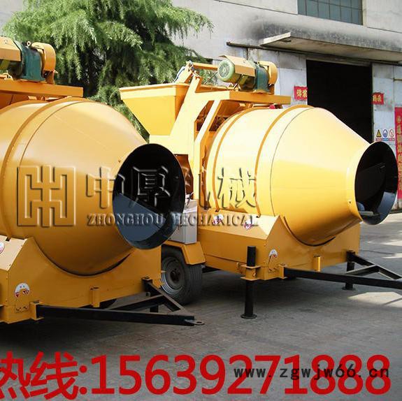 JZM350混凝土搅拌机 建筑用水泥搅拌机 卧式滚筒搅拌机图4