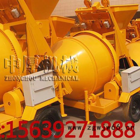 JZM350混凝土搅拌机 建筑用水泥搅拌机 卧式滚筒搅拌机图2