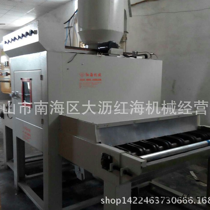 瓷砖工艺喷砂机佛山喷砂机全自动输送喷砂机灯饰滚筒式喷砂机图3