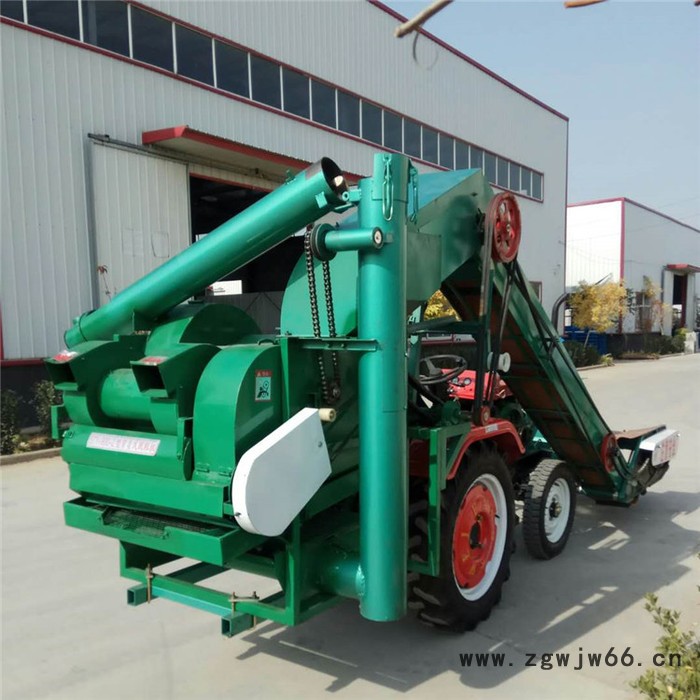 单滚筒脱粒机双鹰lf-229全自动玉米脱粒机 来厂观摩