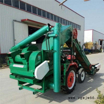 单滚筒脱粒机双鹰lf-229全自动玉米脱粒机 来厂观摩