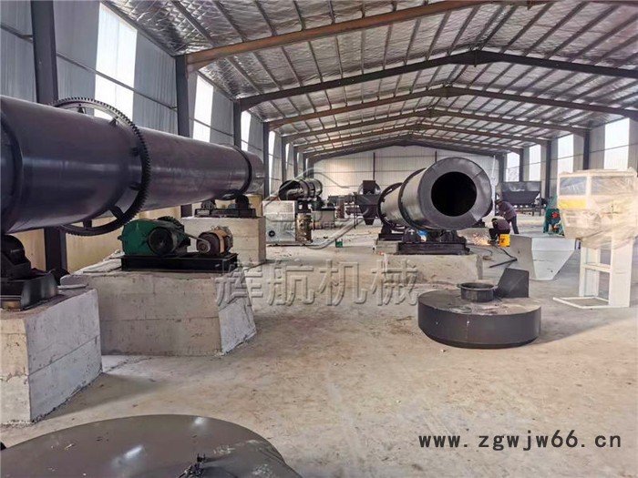 有机肥生产线设备配置清单 干鸡粪挤压颗粒生产线全套设备 鸡粪滚筒式湿法造粒机图4