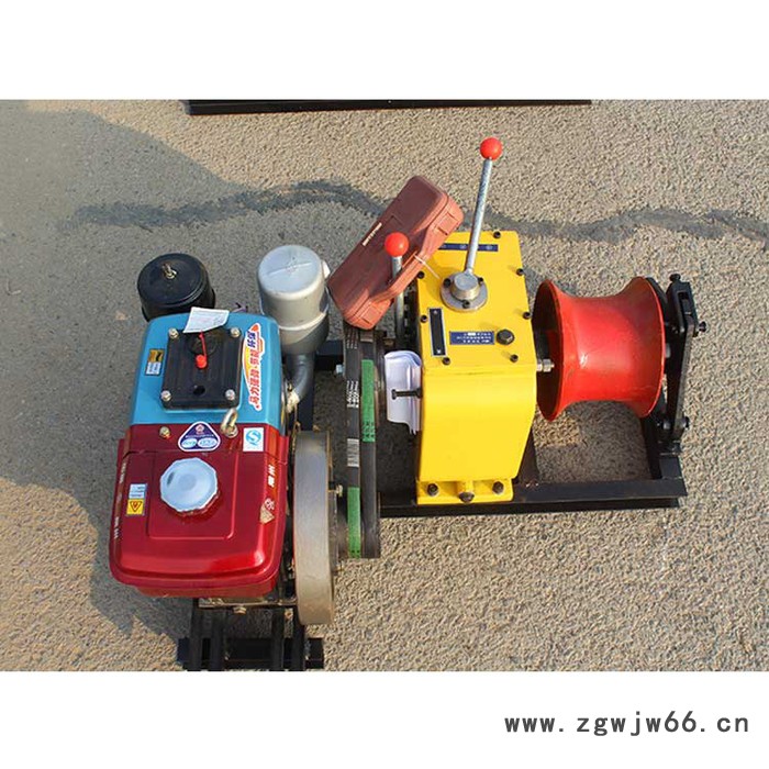 洛阳市轴承传动放线牵引机动绞磨双速绞磨机器图片 双滚筒绞磨牵引机图4