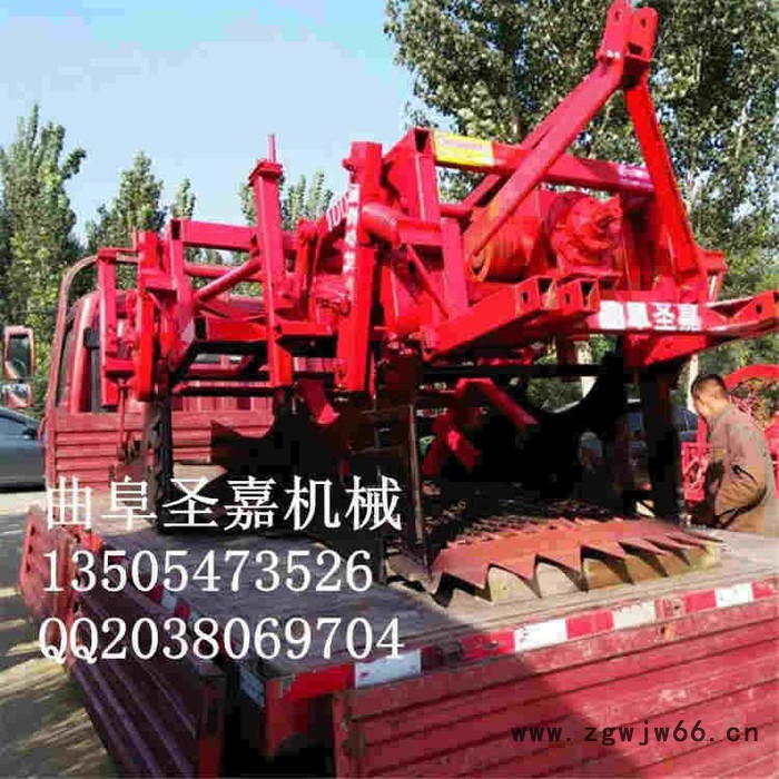 安康细参药材收获机图片 圣嘉半夏滚筒式挖掘机厂家现货图8