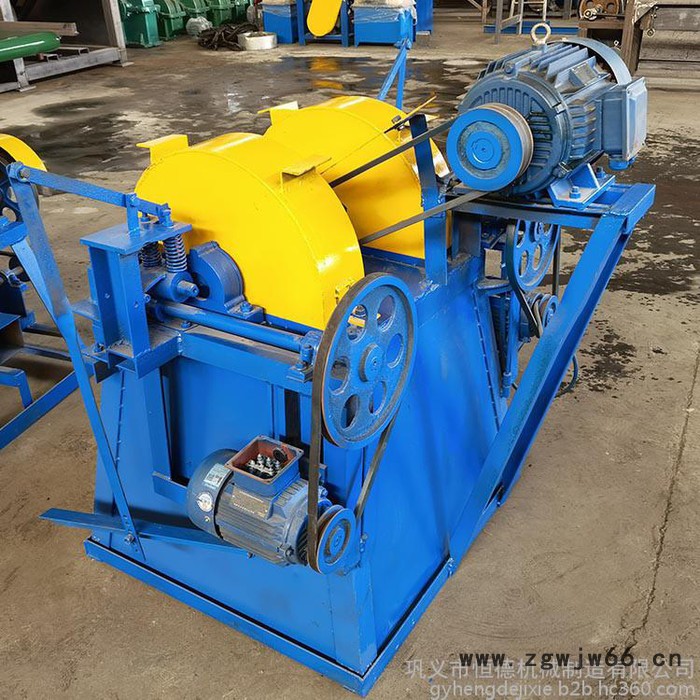 600恒德大型半自动滚筒废旧轮胎处理设备       威海废旧轮胎回收设备磨粉设备图8