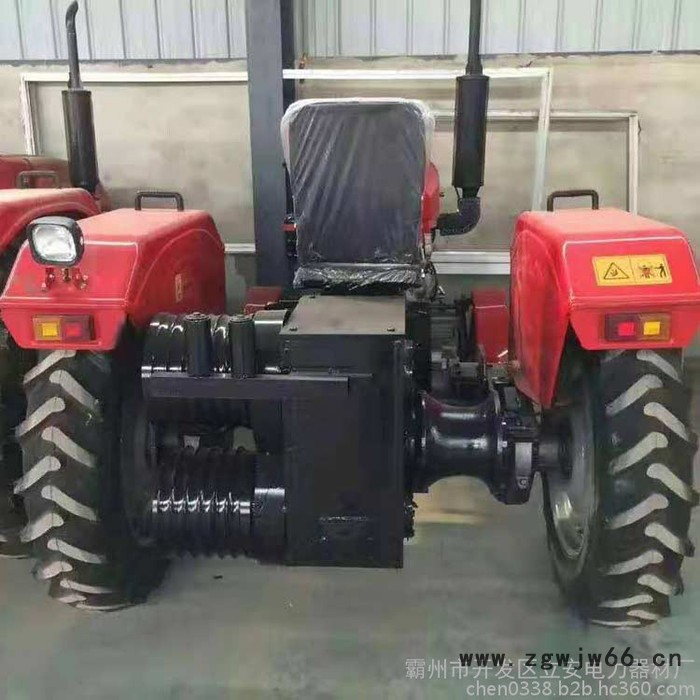 泰安市线缆运输放线牵引大马力拖拉机绞磨 大滚筒机动绞磨牵引机图2