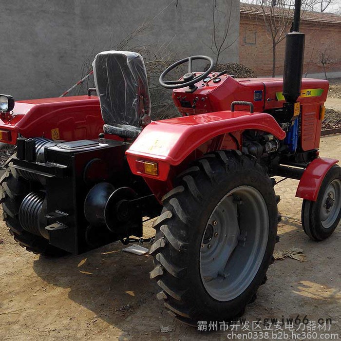 泰安市线缆运输放线牵引大马力拖拉机绞磨 大滚筒机动绞磨牵引机图4
