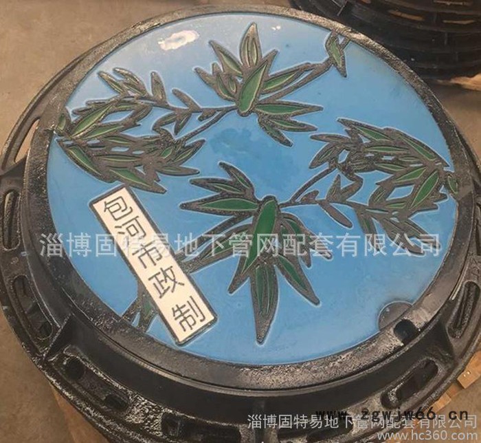 韵秋牌图案设计 加工定做，日式 文化艺术创意井盖图3