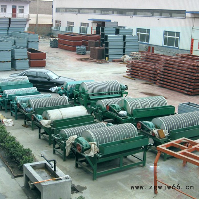 邦隆CTB612半逆流湿式磁选机磁铁矿选矿浓缩磁滚筒适用于强磁性矿物选矿图3