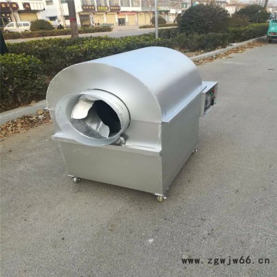 烧柴炒锅机 滚筒芝麻燃气炒锅 板栗滚筒炒籽机