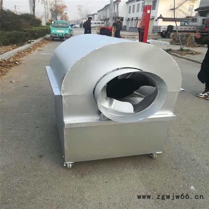 烧柴炒锅机 滚筒芝麻燃气炒锅 板栗滚筒炒籽机图7
