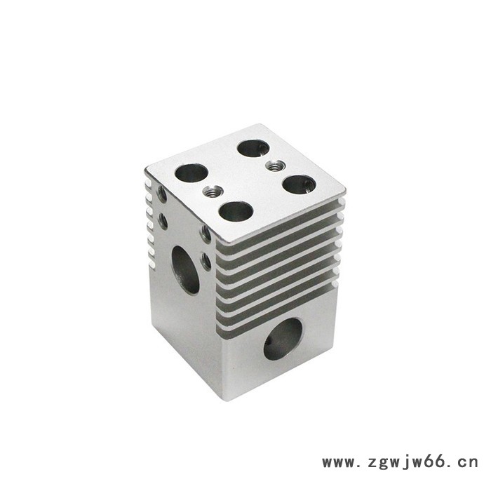 俩棵树3D打印机配件 UItimaker2 铝合金十字滑台4喷头 新款滑台白色氧化图6