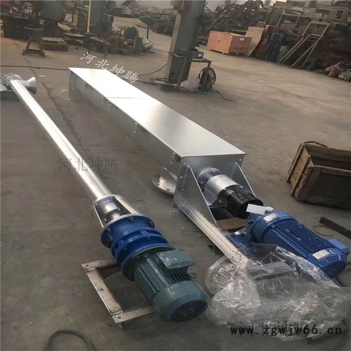 供应泥浆不落地输送机 滚筒螺旋输送机 防卡型卸料器图4