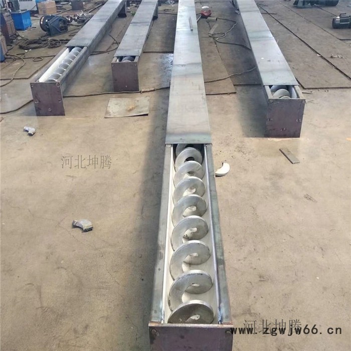 供应泥浆不落地输送机 滚筒螺旋输送机 防卡型卸料器图5