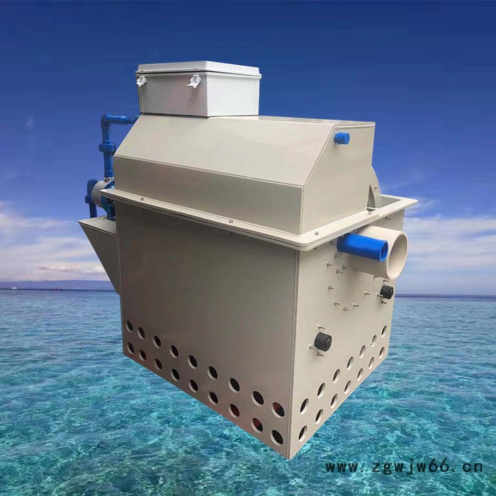 智能化循环水滚筒过滤水簇鱼类水产养殖微滤机开式PP材质50立方微滤机(淡水)图4