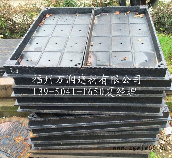 球墨下沉式装饰井盖福建地区直销 DN1000*1000*5下图3