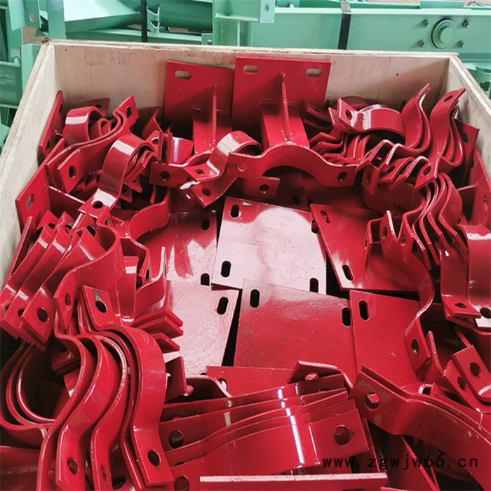 立管管夹 管夹固定支座 管道吊架支座  蒸汽管道蛭石隔热管托支吊架图5
