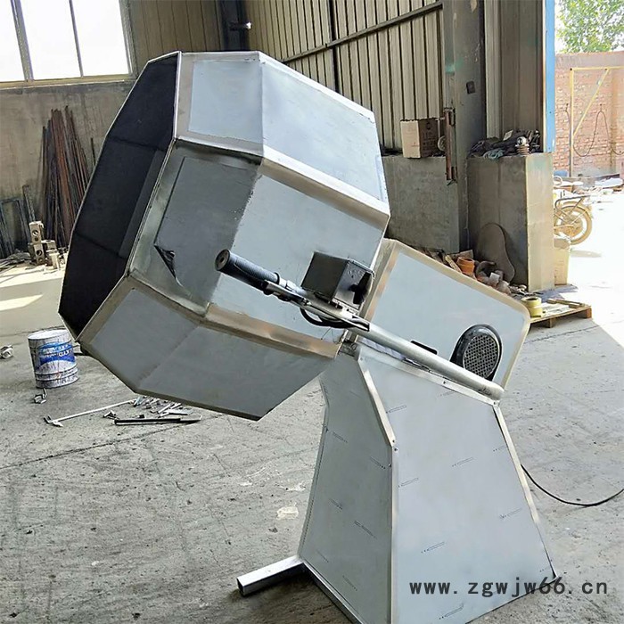 悍博 不锈钢多功能食品拌料机 八角调味机 八角滚筒拌料机图2