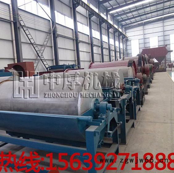 612湿式永磁筒式磁选机 CT筒式磁选机 滚筒式贫铁矿磁选机图4