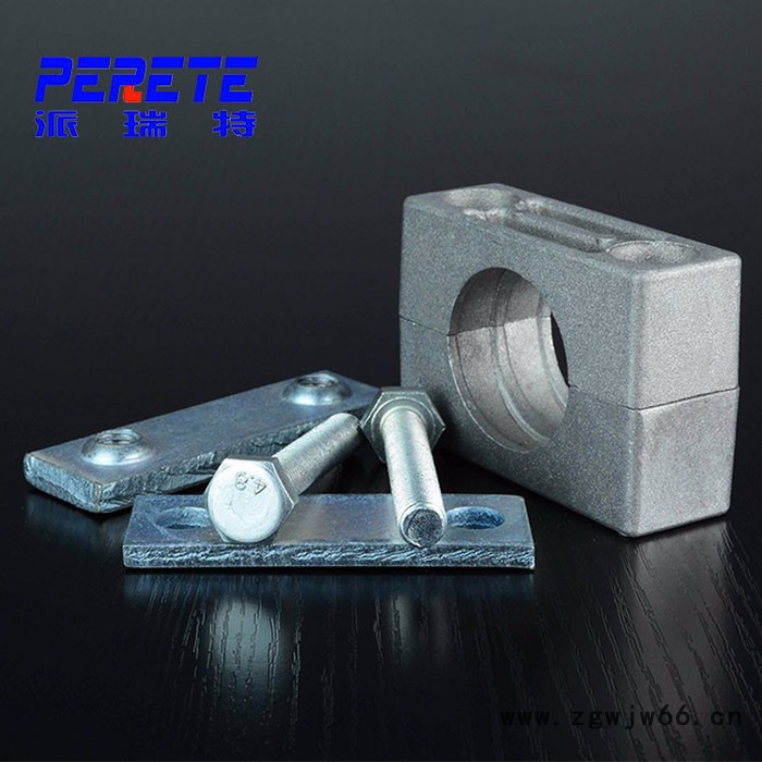 西德福管夹 重型铝合金管夹 耐高温铝合金管夹图2