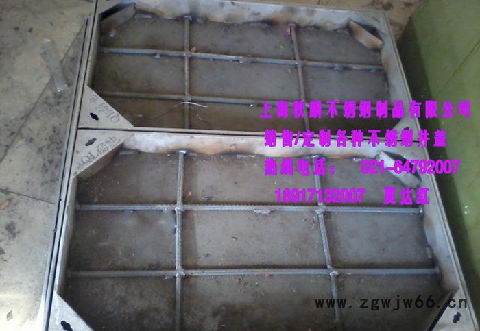 异形不锈钢窨井盖定制500*500    上海秋麟高端定制图2