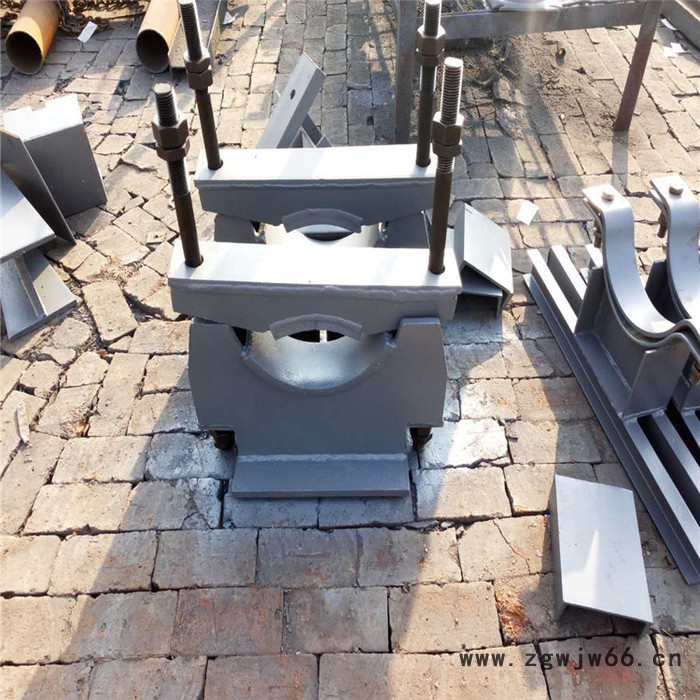 齐鑫Z8 槽钢支座 管夹固定支座 管夹滑动支座 管道管夹 汽水管道厂专用 售后周到图2