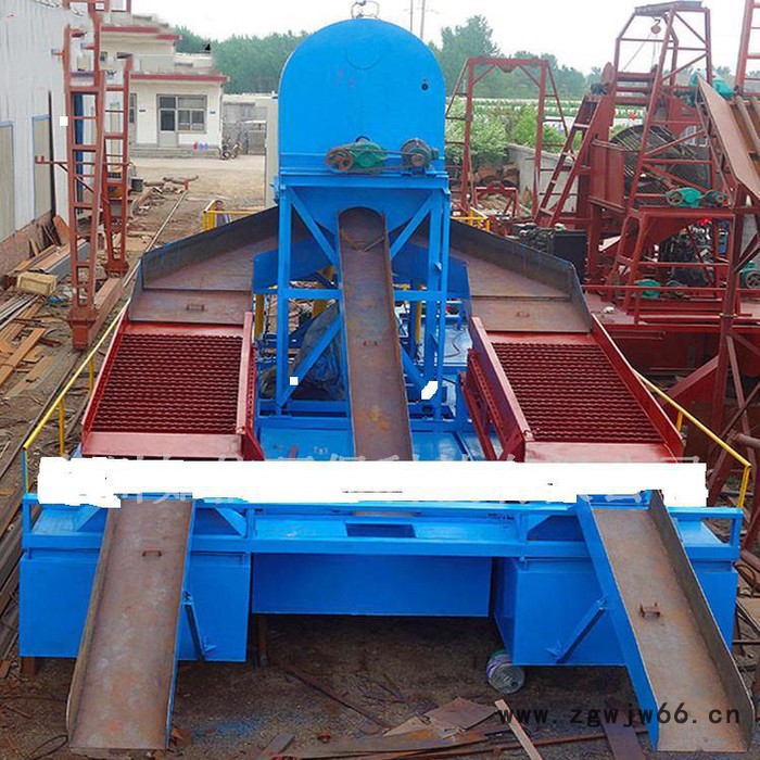 淘金船 链斗式淘金船 毛毯溜槽 尾矿离心机 滚筒筛淘金设备图4