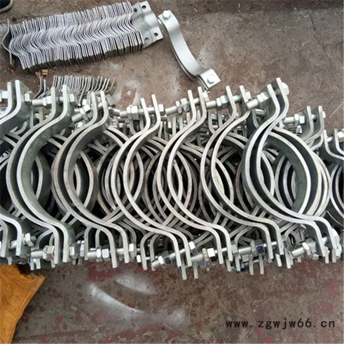 对夹管夹 对夹式管夹 多孔管夹 多联管夹 志昂管道图2