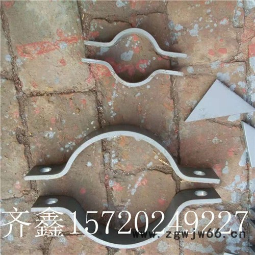 沧州齐鑫生产  D2 双孔短管夹  管夹支吊架  管夹 短管夹图2