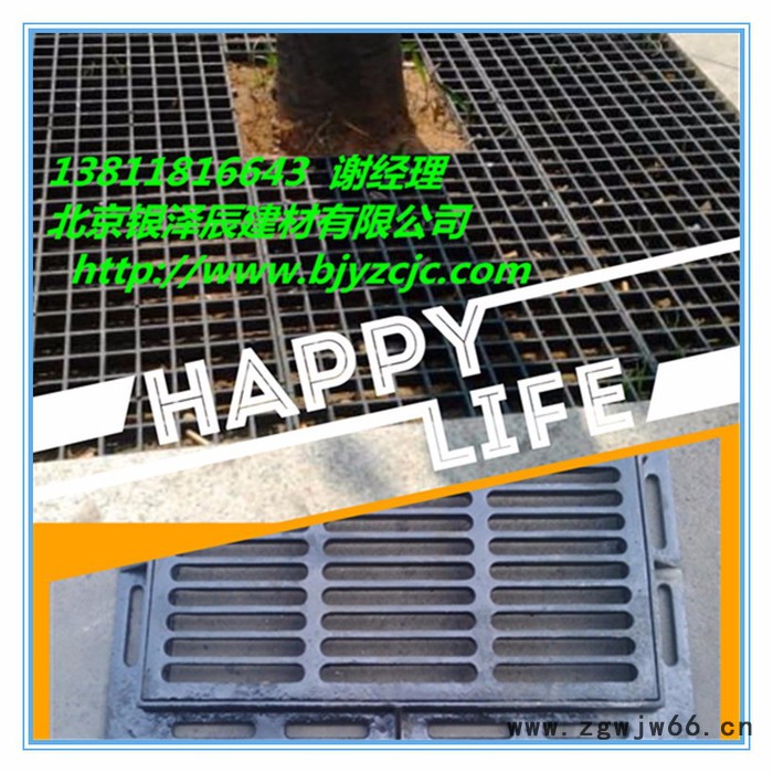 专业生产铸铁井盖 球墨铸铁井盖 铸铁篦子 雨水篦子图5