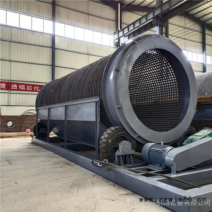 大块石头筛分机 土夹石分离机 昆明泥石筛分机 多层滚筒筛金马机械图2