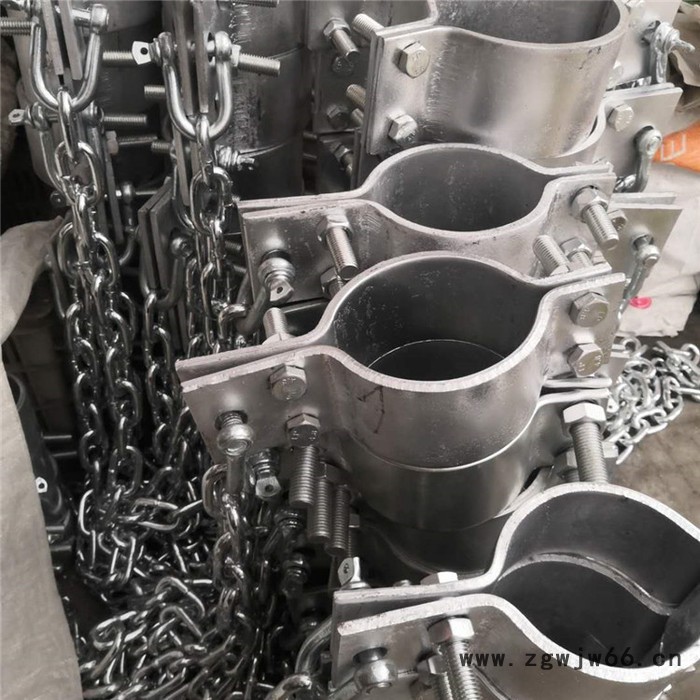 铭杰浩 1-6寸高压胶管安全链 多规格碳钢安全绳 批发石油用管夹厂家 支持定制图6