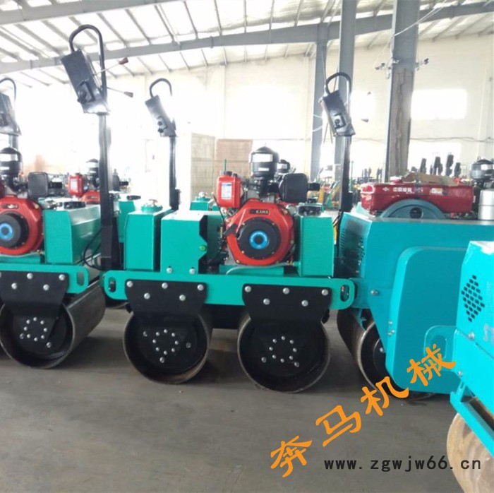 河南许昌思拓瑞克手推压路机 双滚筒振动轧道机 无级变速500工具压道机图5