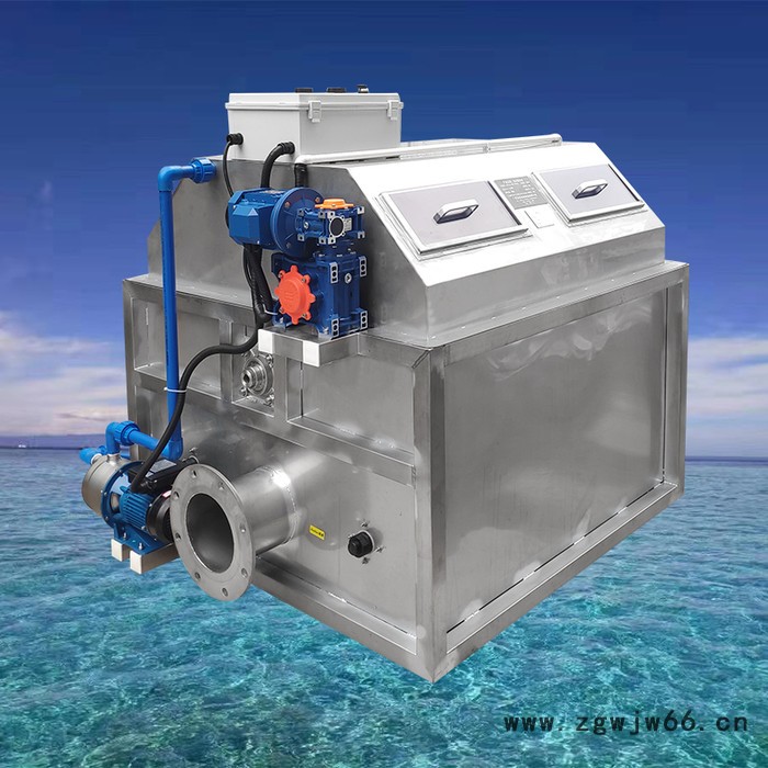 高密度水产养殖滚筒过滤100立方箱式微滤机316不锈钢材质(海水)图2