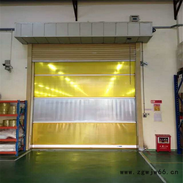 滚筒式快速门 堆积式高速门 快速卷帘门兴德门业图2
