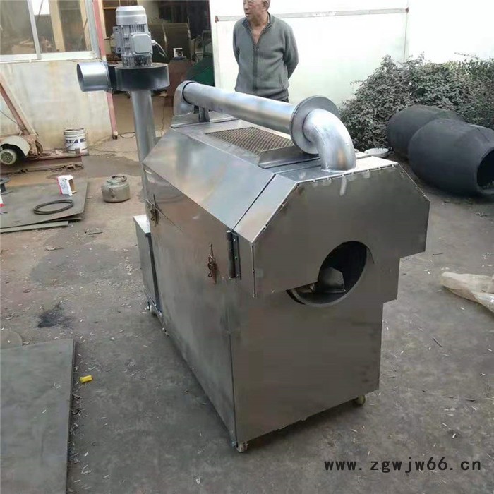 电磁加热滚筒炒菜机 供应滚筒炒货机 大型全自动炒货机图3