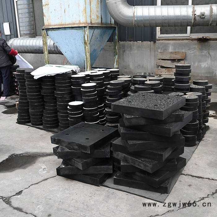 桥梁板式橡胶支座 打孔橡胶支座 管夹滑动支座 瑞海 厂家批发图5