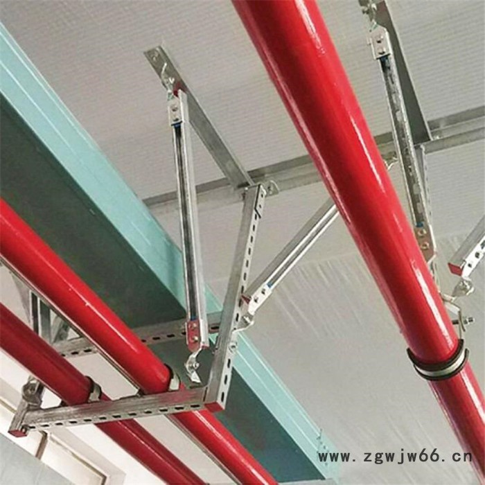 日甲生管廊抗震支架厂家供应 成品抗震支架 悬吊式管夹管道桥架光伏支架图6